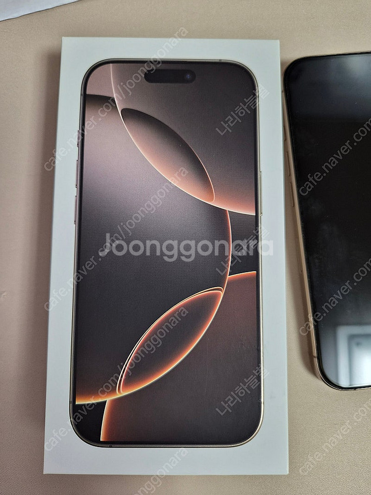 자급제 아이폰16 프로 128GB 데저트 티타늄 최상입...--1
