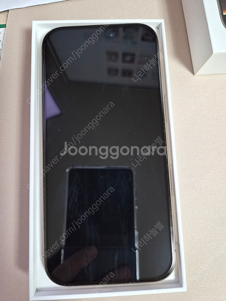 자급제 아이폰16 프로 128GB 데저트 티타늄 최상입...--5