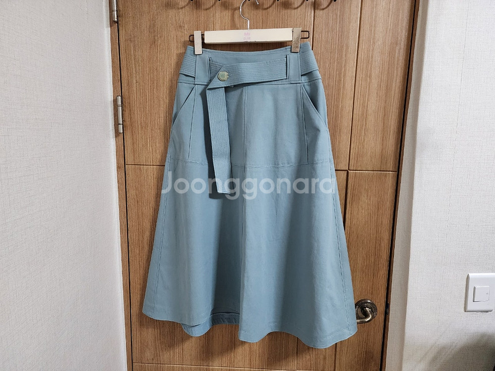 (55)여성 듀엘 면 플레어 스커트--1