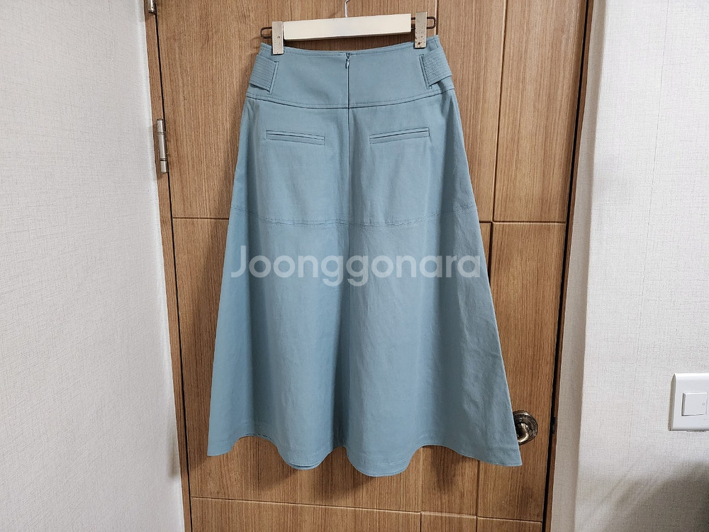 (55)여성 듀엘 면 플레어 스커트--3