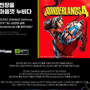 보더랜드4 리딤코드 팝니다 (대리등록가능) 그래픽카드필요없음