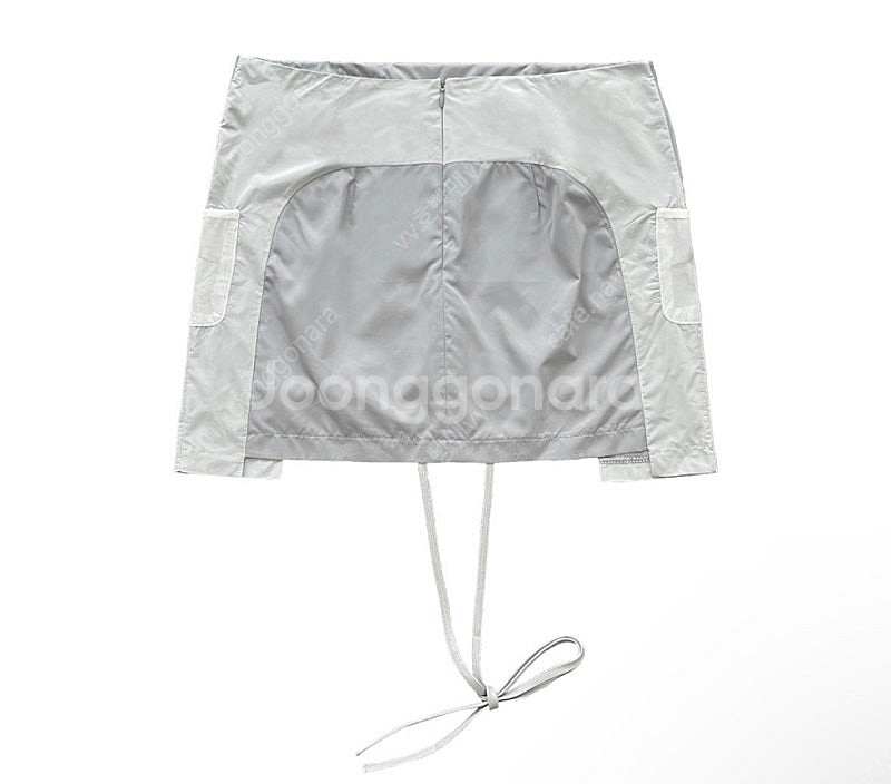오호스 나일론 미니 스커트 Thigh Mesh Over...--1