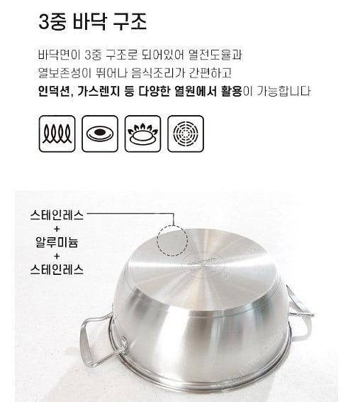 루미나스 풀스텐 인덕션가능 냄비3종 18편수 20양수 ...--7