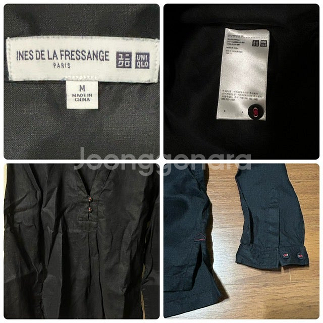 유니클로UNIQLO 이네스 드 라 프레상쥬 콜라보 리넨...--3