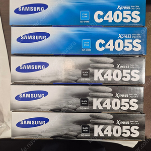 삼성정품토너 405S 검정3 파랑2 벨류팩2