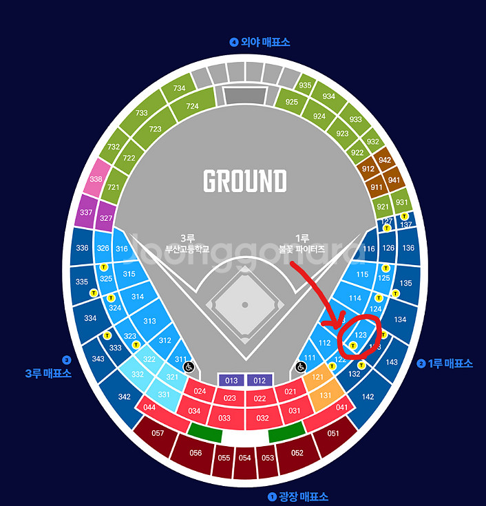 [최저가]불꽃야구 vs 부산고 1루 불꽃석 123블럭 ...--0
