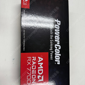 라데온 RX7700XT 파워컬러 미개봉