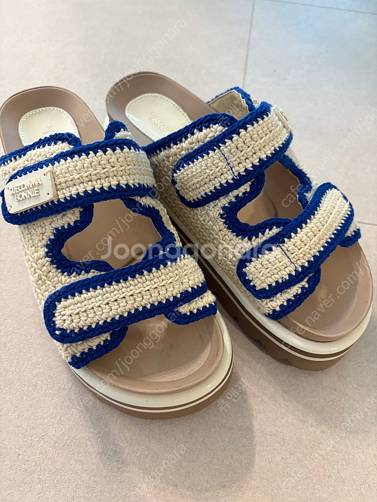 슈콤마보니 knit slide sandal (235)--2