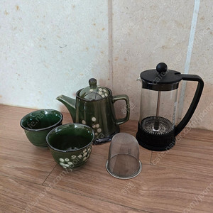 도자기 다기셋트 찻잔 보덤 프렌치프레스(일괄.5천원