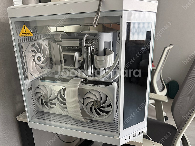 9950x3d 4080s y70 4k 화이트감성 풀리안...--0