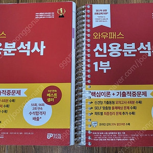 와우패스 신용분석사 1,2부 핵심이론+기출적중문제 세트 택포 일괄