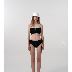 더바넷 Breeze Ruffle Bikini_Black