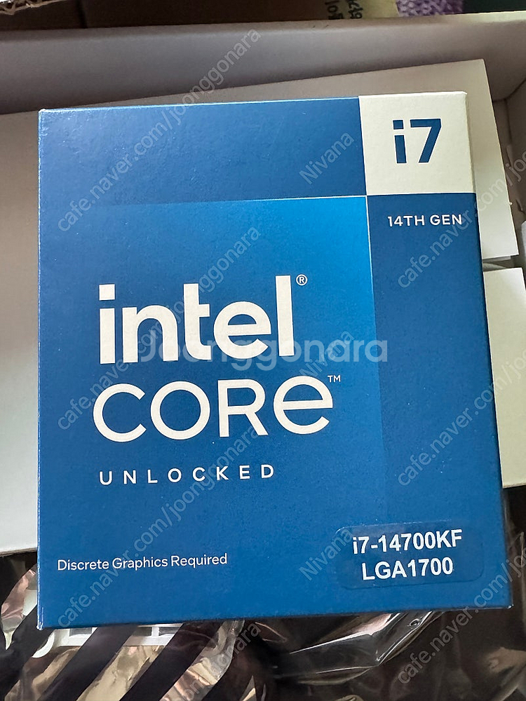인텔 I7-14700KF 국내 정발 / 정품 판매--2
