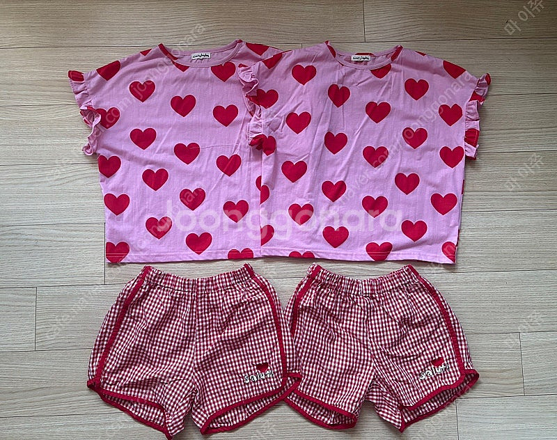 쌍둥이 딸둥이 리미떼두두 셋업 2xl--0