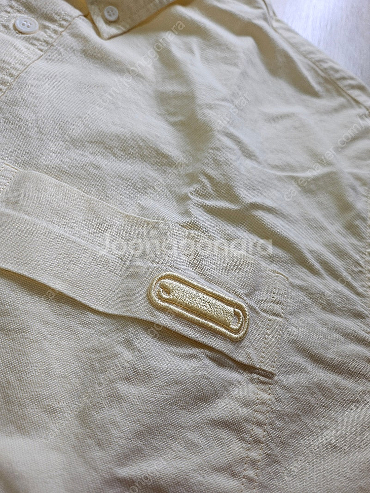 솔리드옴므 포켓 셔츠 옐로우 48--2