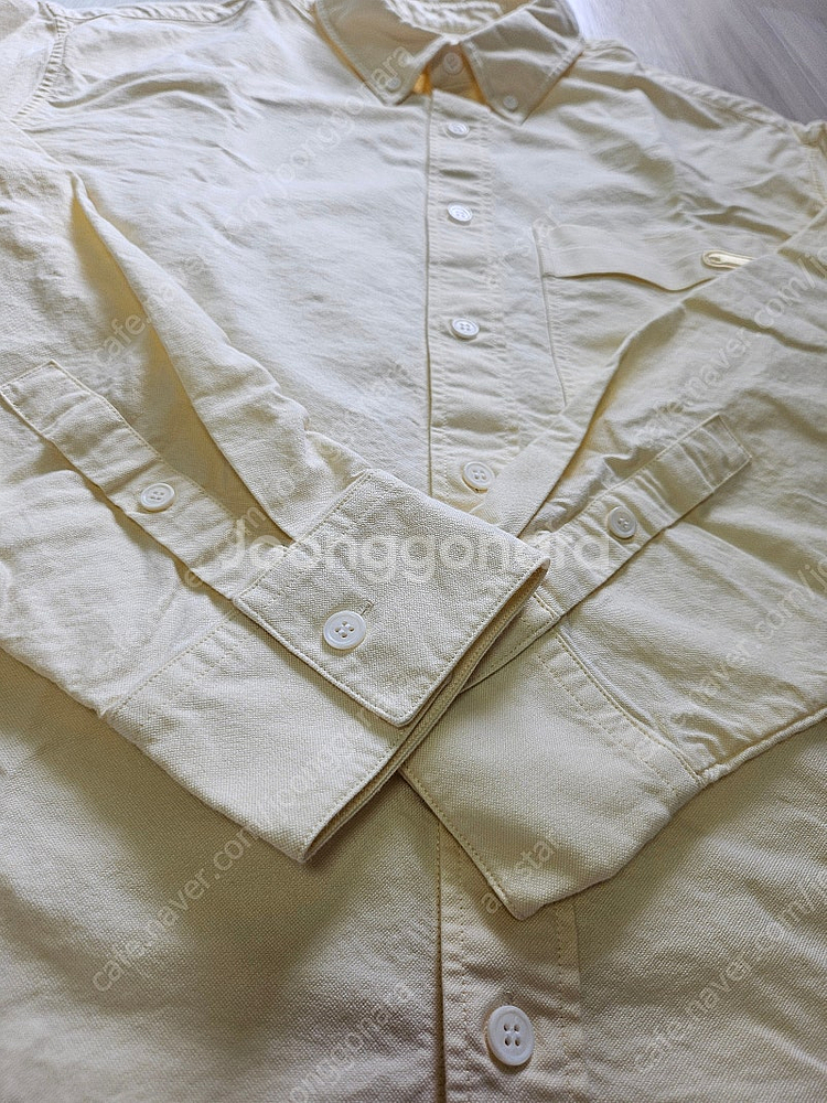 솔리드옴므 포켓 셔츠 옐로우 48--4