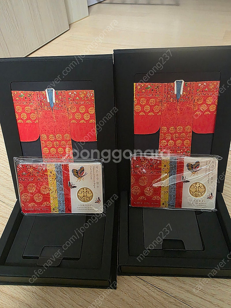 조폐공사 활옷 카드형 골드 1돈짜리 3개팜니다--1