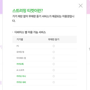 멜론 스트리밍 티켓 30일