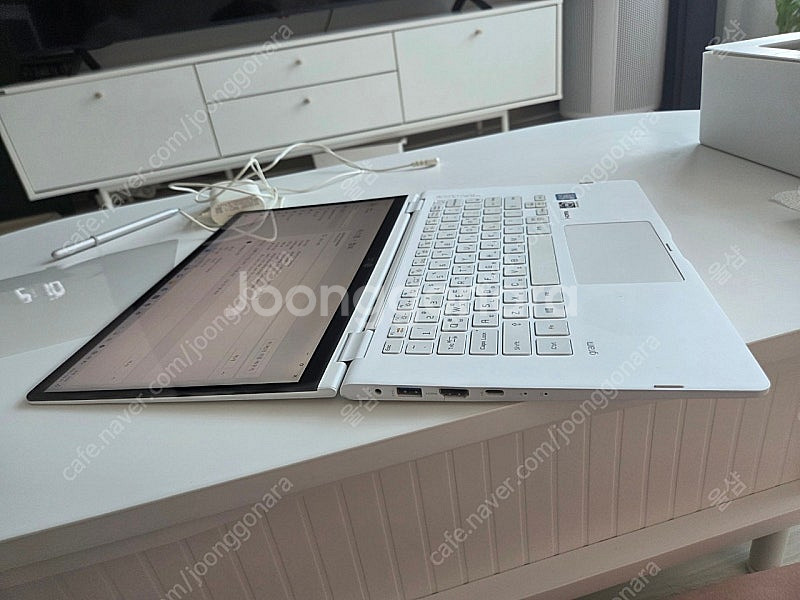 Lg 노트북 그램 14 인치 360 도 회전 터치스크린...--4
