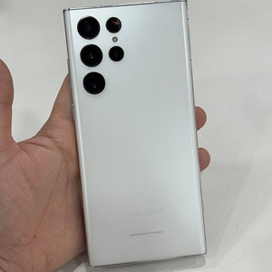 갤럭시S22울트라 (S908) 256GB 화이트 23만원에 판매해요~