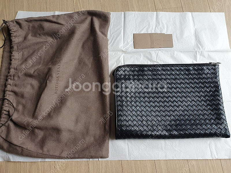 보테가베네타 인트레치아토 도큐먼트 케이스 클러치백--0