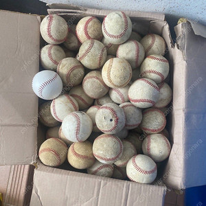 야구공 배팅볼 중고야구공