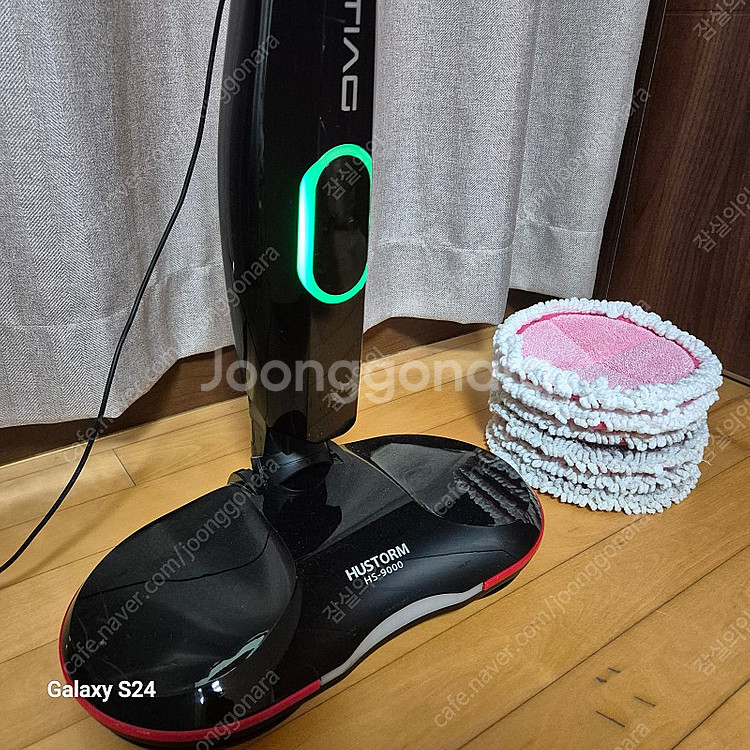 휴스톰 무선 듀얼스핀 물걸레 청소기 듀얼 라이팅 HS-...--1