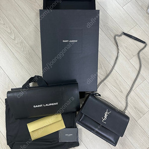 생로랑 선셋백 은장 미듐 (상태 최상)