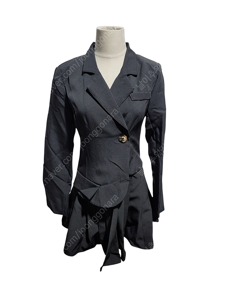 여성새옷 블랙원피스 투피스 오피스룩 하객룩 세미정장--1