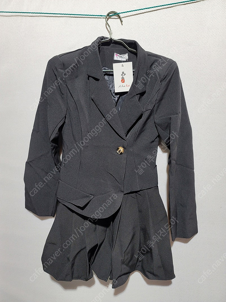 여성새옷 블랙원피스 투피스 오피스룩 하객룩 세미정장--6