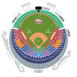 8.21(목) 롯데 LG 잠실야구장 3루 외야석 정가양도
