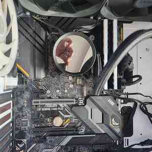 asus tuf z490 plus 메인보드, nzxt x63 수냉, 웬디 nvme 1테라 ssd