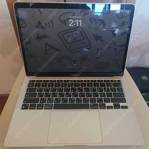 맥북에어 m1 13인치 8G SSD256 52만