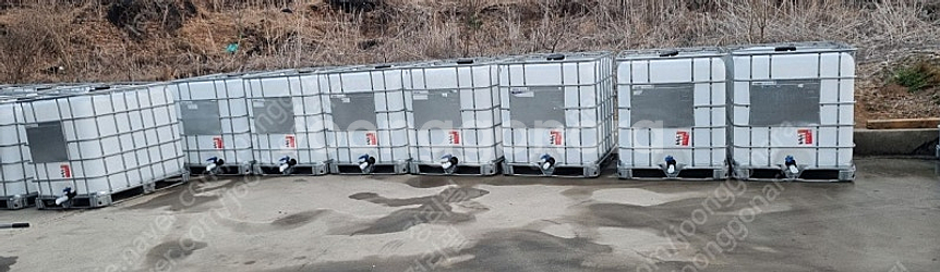 iBC 1톤 탱크 물탱크 적재함 여러가지용도로 사용가능...--5