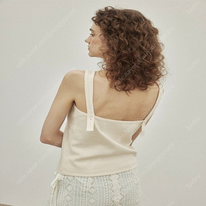 샵게드 Strap cotton sleeveless, cream, M사이즈