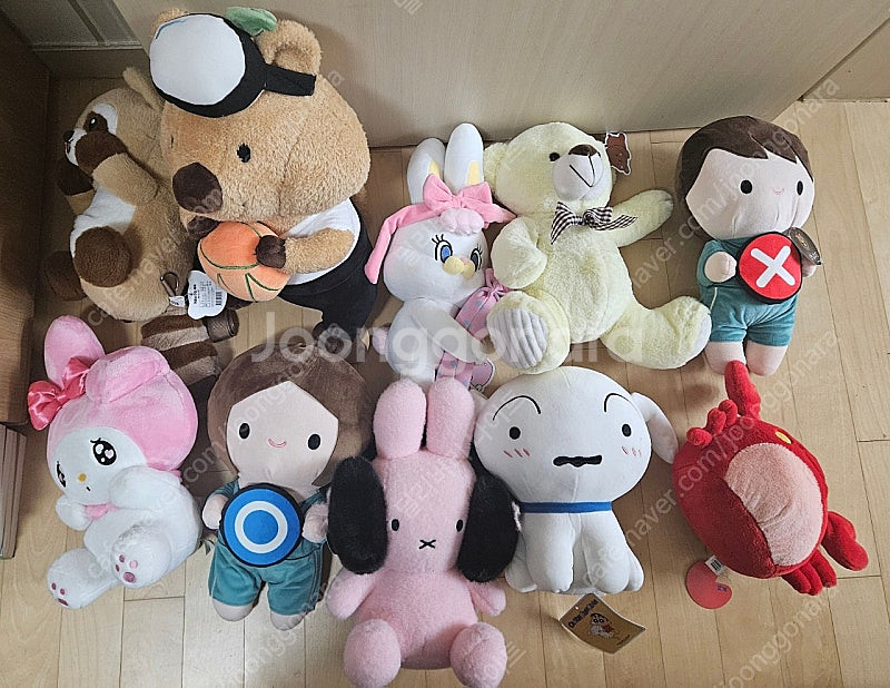 태그달린 새인형 10종(제주 해녀쿼카. 짱구네 흰둥이....--0