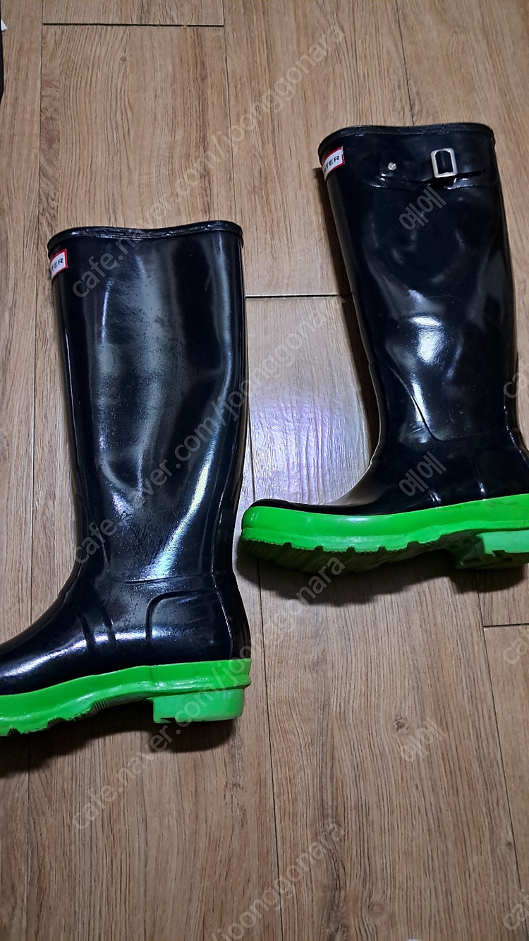 헌터 레인부츠 uk4 2만원--1