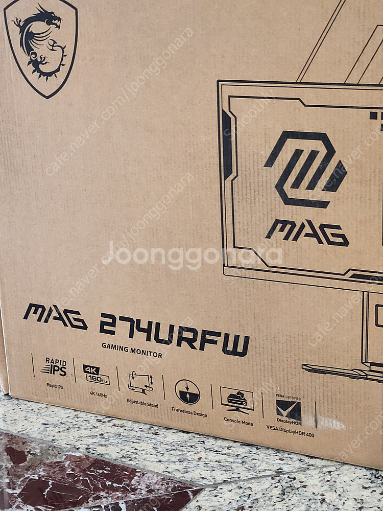 (풀박스) MSI 27인치 4K UHD 160Hz 게이...--4