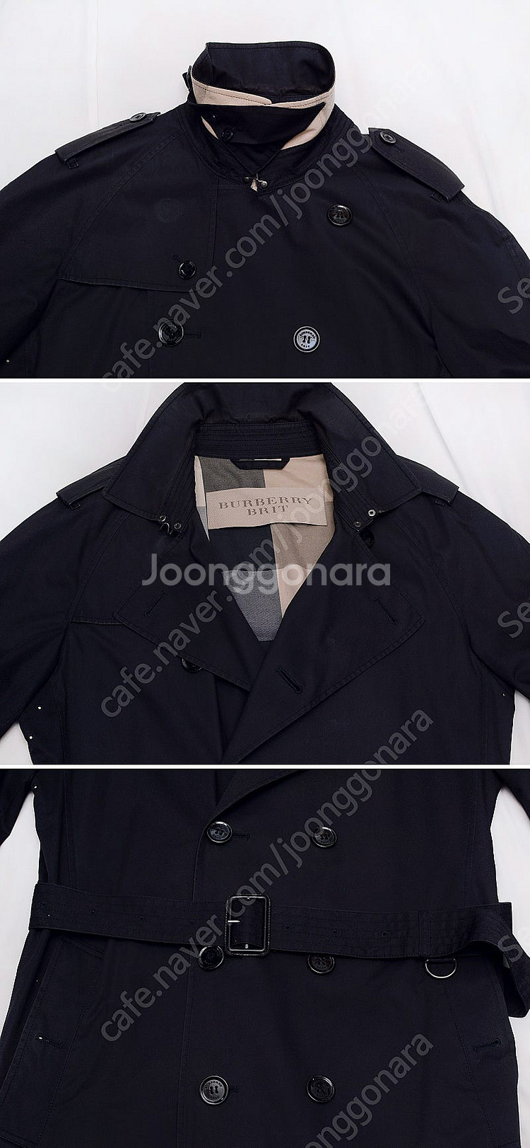 버버리 (BURBERRY) 브릿 미드 렝스 켄징턴 벨티...--3