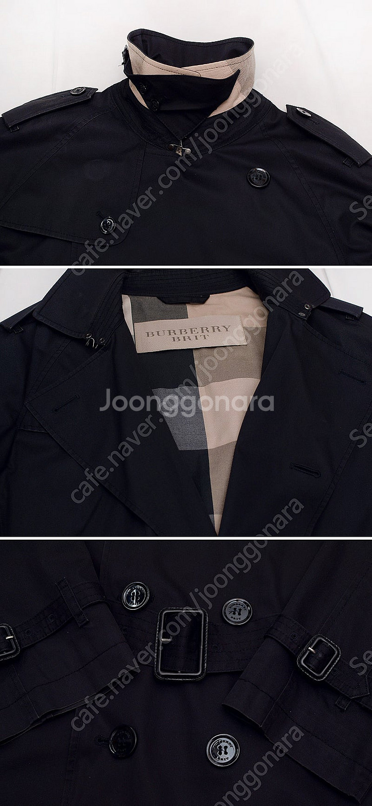 버버리 (BURBERRY) 브릿 미드 렝스 켄징턴 벨티...--7