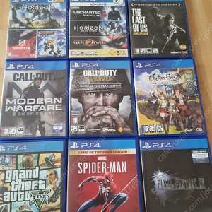 PS4 플스4 타이틀 라이자의 아틀리에, 마블 스파이더맨 등 판매합니다