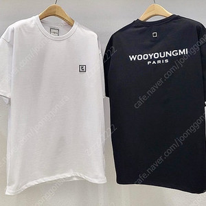 우영미 WYM패치 백로고 반팔 티셔츠