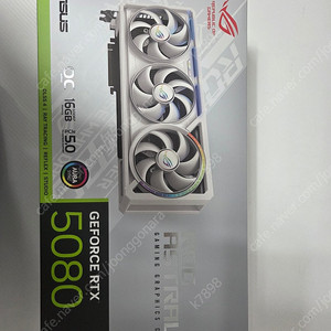 ASUS ROG Astral 지포스 RTX 5080 WHITE 미개봉 새상품