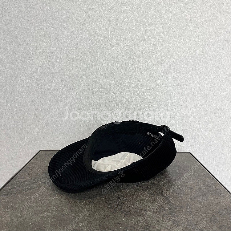 슈프림 코듀로이 블랙 에스로고 S로고 볼캡 모자--5