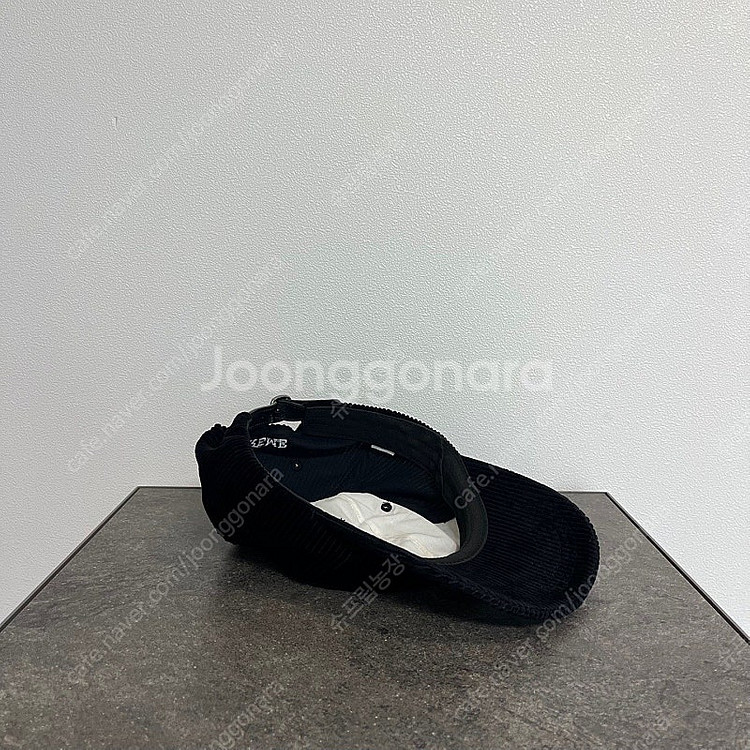 슈프림 코듀로이 블랙 에스로고 S로고 볼캡 모자--6