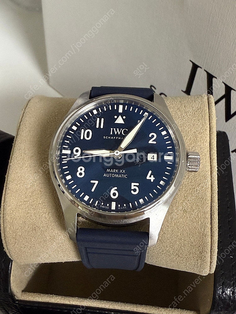 IWC 마크20 청판 브레이슬릿 (+ 러버밴드, 핀버클...--1
