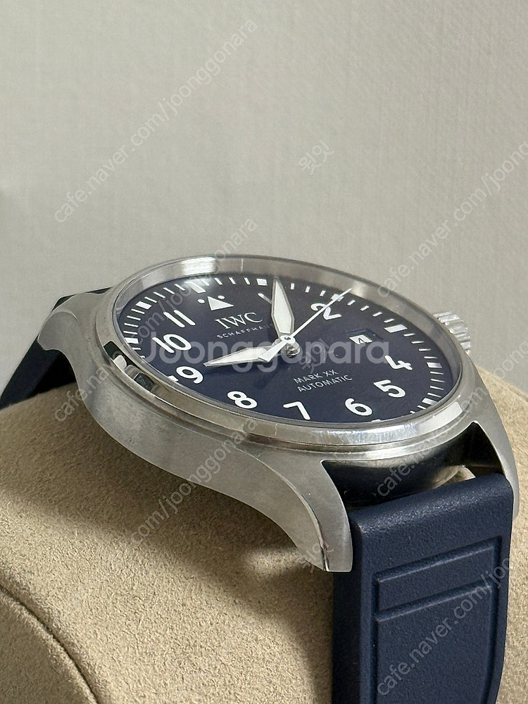 IWC 마크20 청판 브레이슬릿 (+ 러버밴드, 핀버클...--3