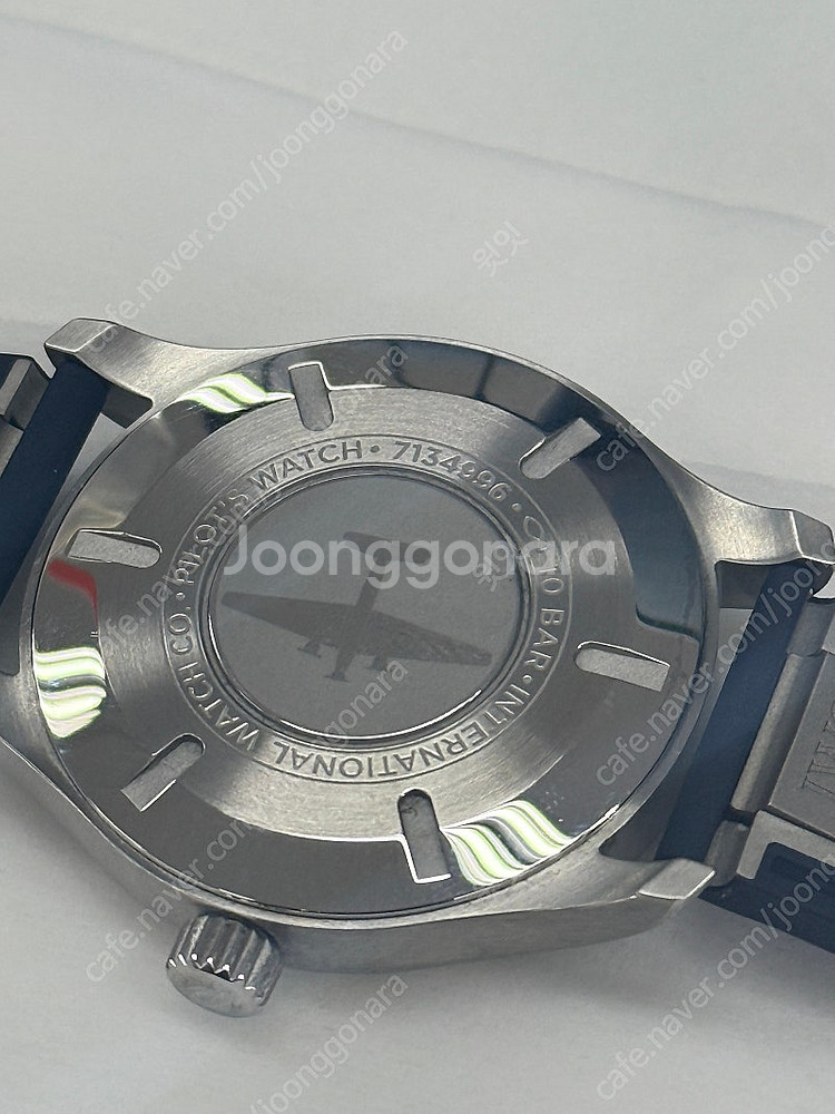 IWC 마크20 청판 브레이슬릿 (+ 러버밴드, 핀버클...--4