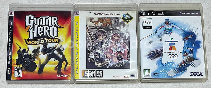 PS3, PS2, PS1 플레이스테이션 게임 소프트 판...--1