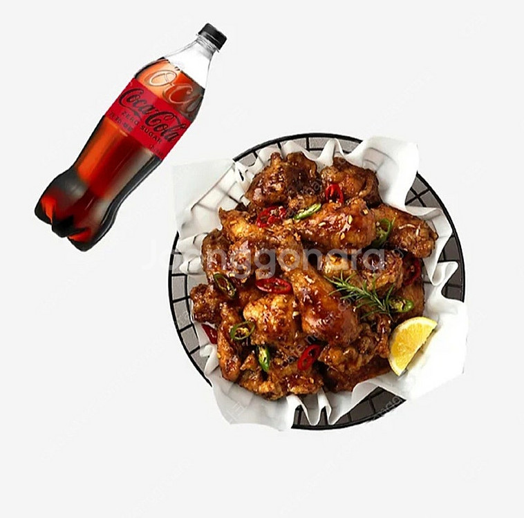 BHC - 뿌링클+코카콜라 1.25L / 콰삭킹+코카콜...--5